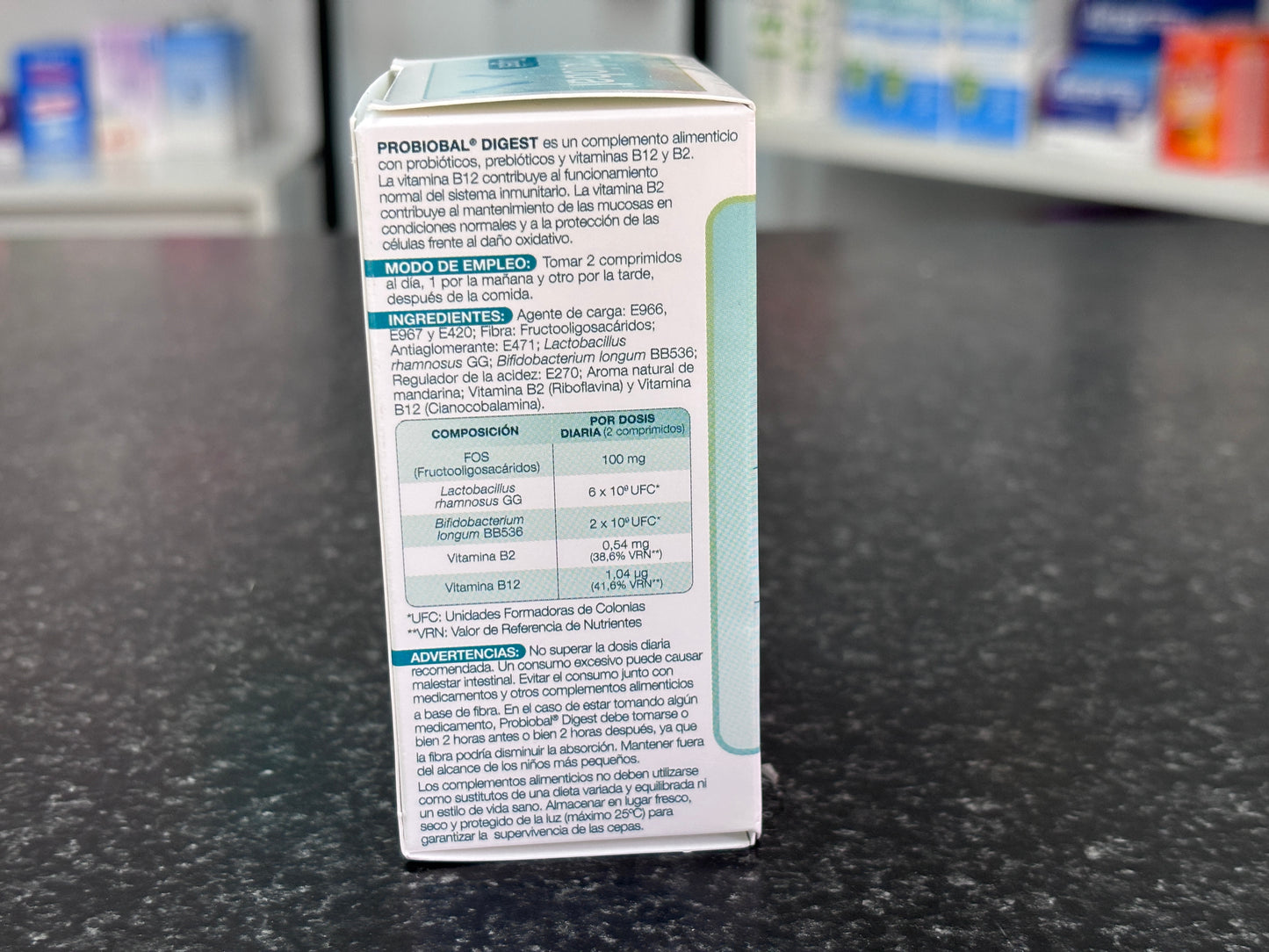 Pobiobal digest 30c masticables