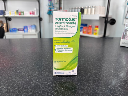 Normotus Expectorante 2 mg/ml + 20 mg/ml — Solución oral 200 ml