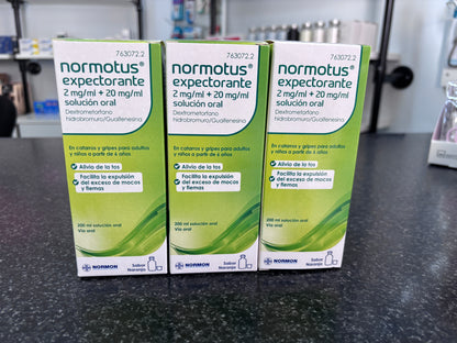 Normotus Expectorante 2 mg/ml + 20 mg/ml — Solución oral 200 ml